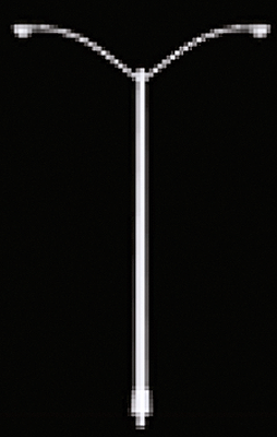 Light Pole - Nonoperating -- Style #3 (white) pkg(4)