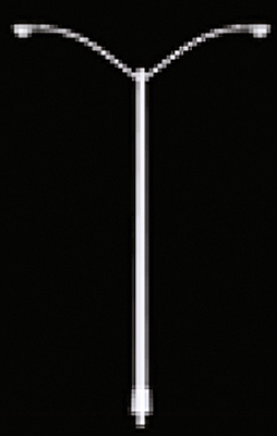 Light Pole - Nonoperating -- Style #3 (white) pkg(8)