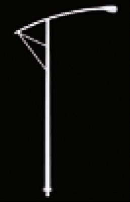 Single Streetlight/Cantilever Light Pole -- Non-Operating pkg(8)