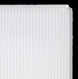 Patterned Plastic Sheet 2-Pack -- Corrugated Metal Siding 7-1/2  x 12"  19.1 x 30.5cm