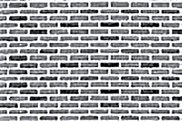 Patterned Plastic Sheet 2-Pack -- Brick 7-1/2  x 12"  19.1 x 30.5cm