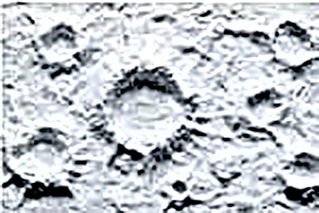 Patterned Plastic Sheet 2-Pack -- Large Moon & War/Bomb Craters 7-1/2  x 12"  19.1 x 30.5cm
