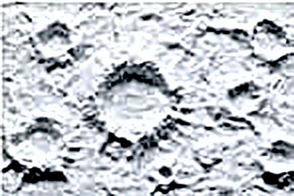 Patterned Plastic Sheet 2-Pack -- Large Moon & War/Bomb Craters 7-1/2  x 12"  19.1 x 30.5cm