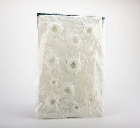 Patterned Plastic Sheet 2-Pack -- Small Moon & War/Bomb Craters 7-1/2  x 12"  19.1 x 30.5cm