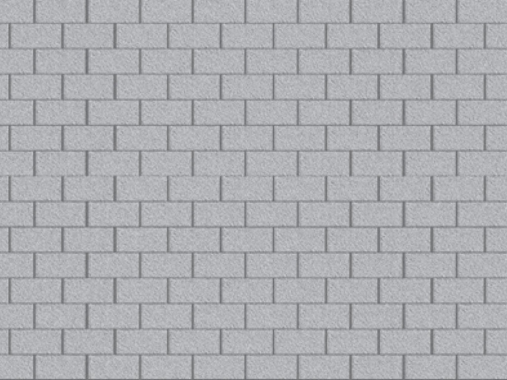 Patterned Plastic Sheet 2-Pack -- Concrete Block 7-1/2  x 12"  19.1 x 30.5cm