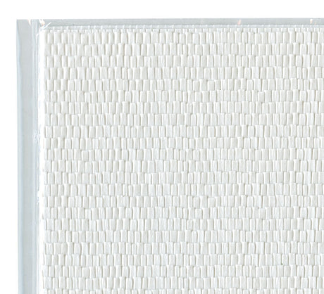 Patterned Plastic Sheet pkg(2) -- Wood Shingle Roof - 7-1/2 x 12"  19.1 x 30.5cm