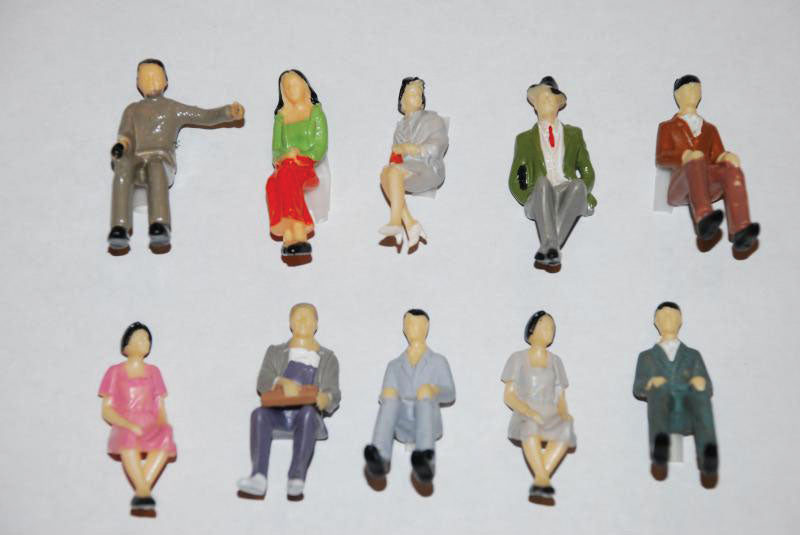 Seated People -- Painted pkg(50)