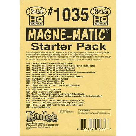 HO Scale Starter Pack -- Learning Assortment of Mange-Matic(R) Couplers-2