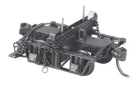 #107 Disconnect Log Car Trucks without Logs - Kit -- Undecorated-1