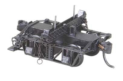 #107 Disconnect Log Car Trucks without Logs - Kit -- Undecorated-2