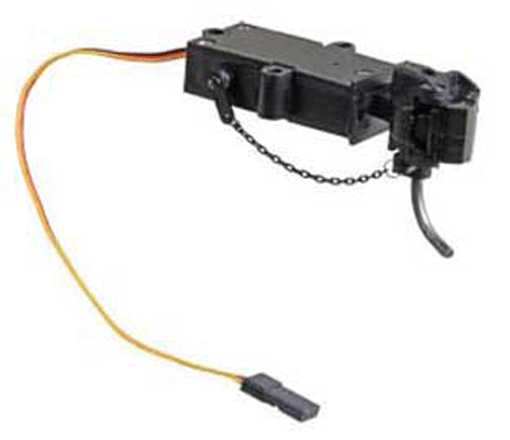 Actuated Body Mount Coupler with Gearbox - Kadee(R) RC Remote Uncoupling Syste-1