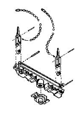 #102-bab Log Bunk Skeleton Kit -- Unpainted-1