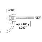 SBE Bottom Shelf Whisker(R) Metal Couplers with Gearboxes -- Medium 9/32" Centerset Shank 2 Pairs-4