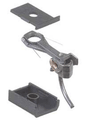 #142 Whisker(R) Self-Centering Metal Knuckle Couplers - Kit - Magne-Matic(R) -- Medium 9/32" Overset Shank w/#242 Draft Gear Boxes - 2 Pair-1