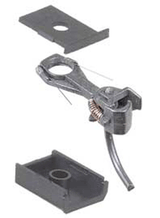 #148 Whisker(R) Self-Centering Metal Knuckle Couplers - Kit - Magne-Matic(R) -- Medium 9/32" Centerset Shank w/#242 Draft Gear Boxes  2 Pair-1