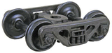 ACL Barber(R) S-2 70-Ton Roller-Bearing Self-Centering HGC Trucks -- Code 88 (.088") 33" Smooth-Back RP-25 Wheels 1 Pair-1