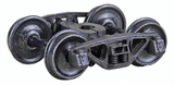 A.S.F.(R) Ride Control(R) 50-Ton Self-Centering HGC Trucks -- Code 88 (.088") 33" Smooth-Back RP-25 Wheels 1 Pair-1