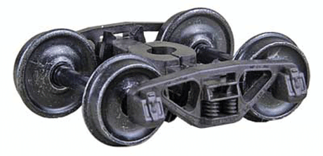 A.S.F.(R) Ride Control(R) 50-Ton Self-Centering HGC Trucks -- Code 88 (.088") 33" Smooth-Back RP-25 Wheels 1 Pair-1