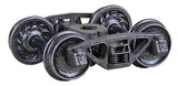 A.S.F.(R) Ride Control(R) 50-Ton Self-Centering HGC Trucks -- Code 88 (.088") 33" Ribbed-Back RP-25 Wheels 1 Pair-2