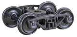 Bettendorf 50-Ton Self-Centering HGC Trucks -- Code 88 (.088") 33" Smooth-Back RP-25 Wheels 1 Pair-1