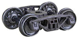 Bettendorf 50-Ton Self-Centering HGC Trucks -- Code 88 (.088") 33" Ribbed-Back RP-25 Wheels 1 Pair-2