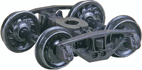 National Type B-1 50-Ton Self-Centering HGC Trucks -- Code 88 (.088") 33" Ribbed-Back RP-25 Wheels 1 Pair-1