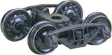 National Type B-1 50-Ton Self-Centering HGC Trucks -- Code 88 (.088") 33" Ribbed-Back RP-25 Wheels 1 Pair-2
