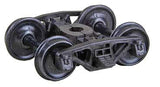 Bettendorf AAR Self-Centering HGC Leaf-Spring Caboose Trucks -- Code 88 (.088") 33" Smooth-Back RP-25 Wheels 1 Pair-2