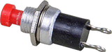 Single-Pole Single-Throw Push-Button Control Panel Switch - Quickie -- Red - Normally Open pkg(4)-1
