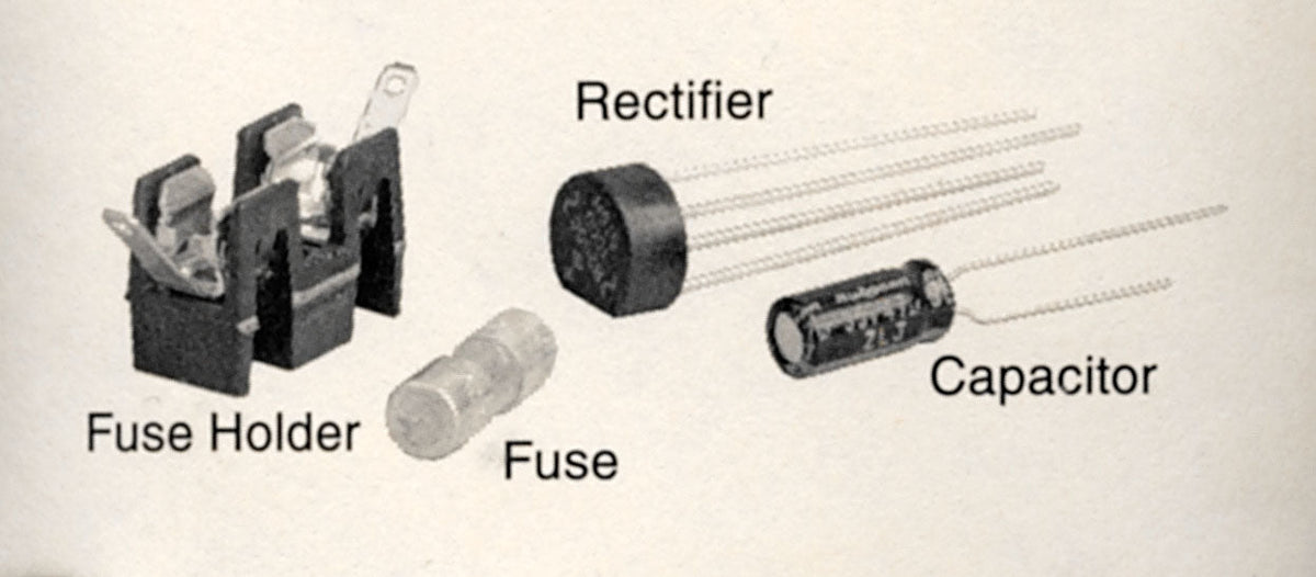 Rectifier Kit -- For Use With Kadee #590, #593 Electrical Pickup Trucks