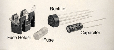 Rectifier Kit -- For Use With Kadee #590, #593 Electrical Pickup Trucks