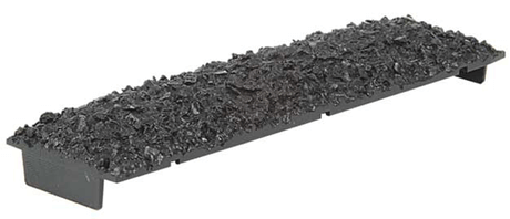 Mine Run Coal Load -- Fits Atlas, Athearn, MDC & Bowser & Other 2-Bay Hoppers 32-1/2' Scale pkg(6)-1