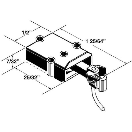"SE" Top and Bottom Shelf Long Coupler Metal Coupler -- Centerset with Plastic Gearboxes Two Pair-5