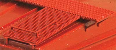 40' US Gypsum-Stuyle Running Boards -- Boxcar Red 1 Pair-3