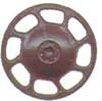 Universal Type Brake Wheels pkg(8) -- Dark Boxcar Red-1