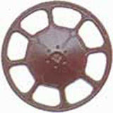 Modern Brake Wheels pkg(8) -- Dark Boxcar Red-2