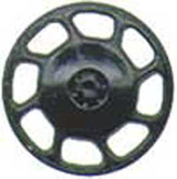 Universal Type Brake Wheels pkg(8) -- Black-1