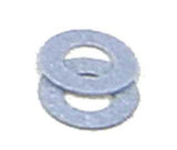 Insulating Fiber Washers pkg(48) -- .010"  .03cm Thick (gray)-2