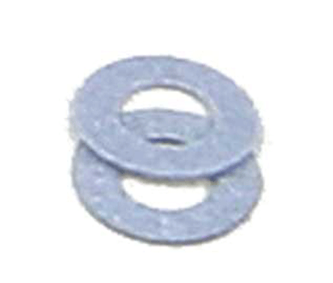 Insulating Fiber Washers pkg(48) -- .010"  .03cm Thick (gray)-1