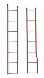 40' PS-1 Boxcar Ladder Set -- (Boxcar Red) Includes Ends & Sides-2