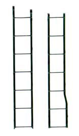 40' PS-1 Boxcar Ladder Set -- (black) Includes Ends & Sides-2