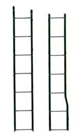 40' PS-1 Boxcar Ladder Set -- (black) Includes Ends & Sides-1