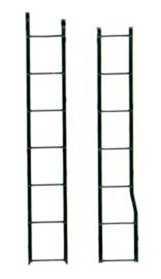 40' PS-1 Boxcar Ladder Set -- (black) Includes Ends & Sides-1