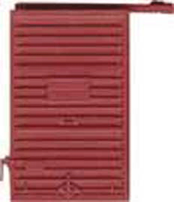 Replacement Doors w/High Tackboard -- 6' Camel Youngstown Doors (Red Oxide)-1