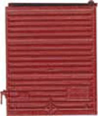 Replacement Doors Low Tackboard -- 8' Camel Youngstown Doors (Red Oxide)-1