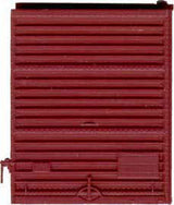 Replacement Doors Low Tackboard -- 8' Camel Youngstown Doors (Boxcar Red)-2
