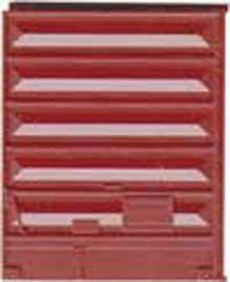 Replacement Doors Low Tackboard -- 8' Pullman-Standard Doors (Red Oxide)-1