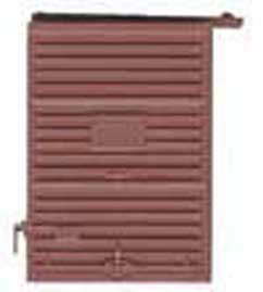 7' Youngstown Boxcar Door w/High Tack Board pkg(2) -- Boxcar Red-2