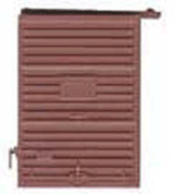 7' Youngstown Boxcar Door w/High Tack Board pkg(2) -- Boxcar Red-1