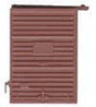 7' Youngstown Boxcar Door w/High Tack Board pkg(2) -- Boxcar Red-1